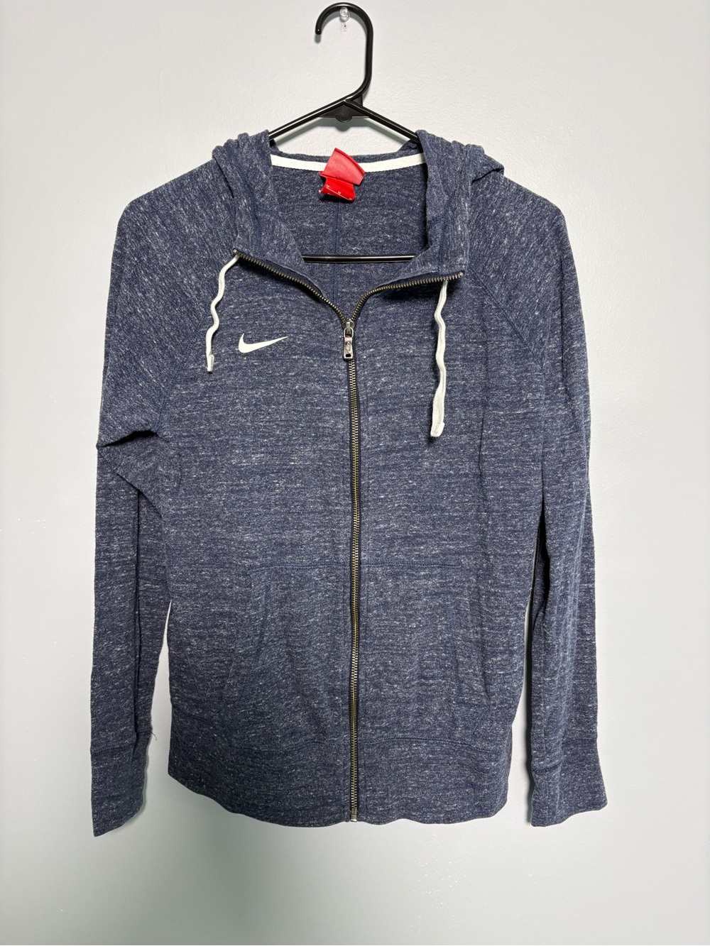 Nike Women’s Navy Heather Full-Zip Hoodie Jacket